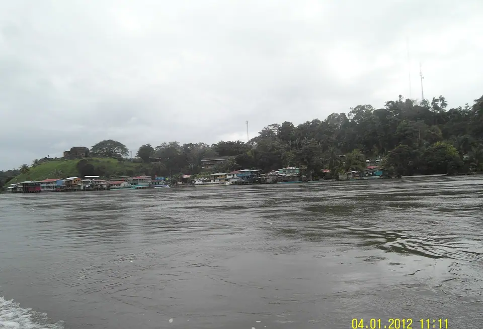 El Castillo seen from the San Juan river